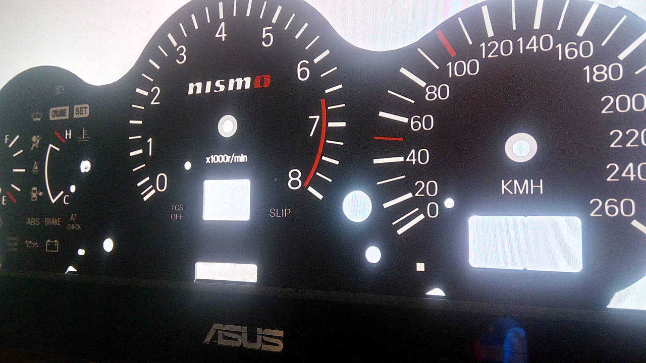 

Шкалы приборов Nissan 350Z