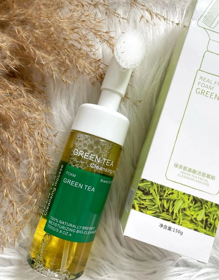 

Пенка-мусс с зелёным чаем XIYIN Green Tea Facial Cleansing Mousse