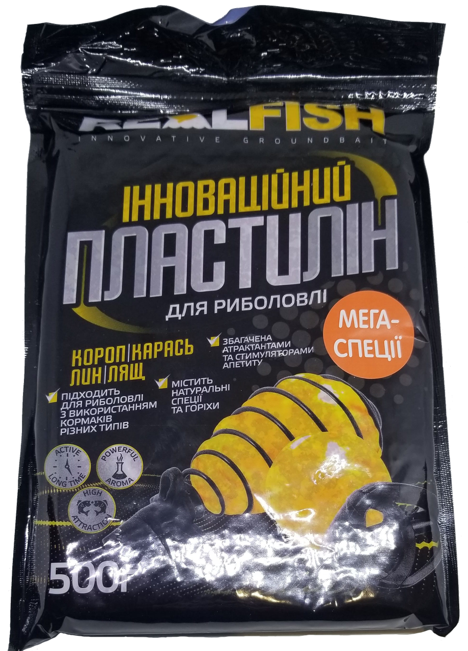 

Пластилин рыболовный REAL FISH мега специи