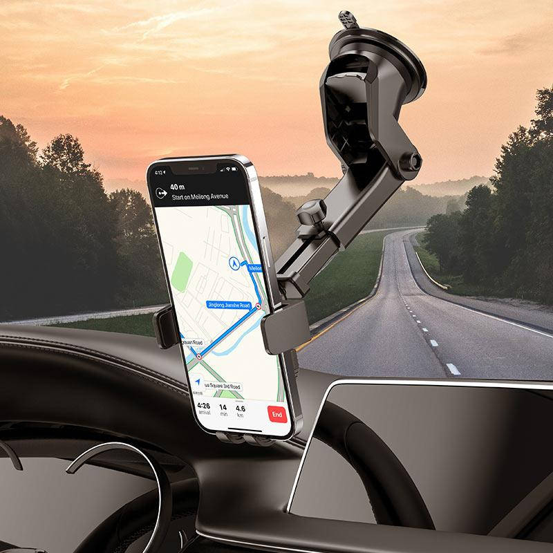 

Автодержатель подставка в автомобиль для телефона на присоске с универсальным креплением