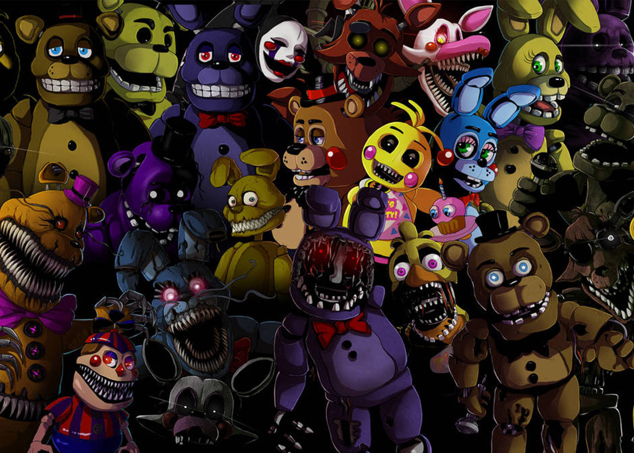 

Фотокартина GeekLand Five Nights at Freddys Пять Ночей с Фредди постер 60х40 FN 09.027.750
