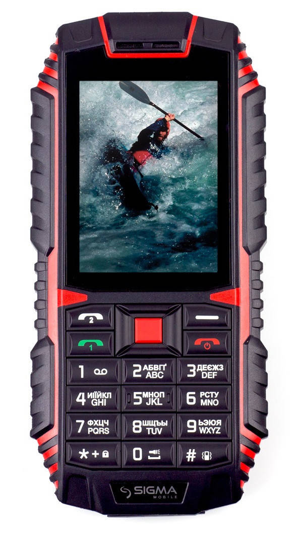 

Телефон Sigma X-treme DT68 Black-red Гарантия 12 месяцев