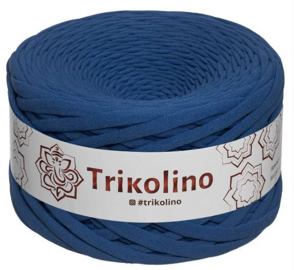 

Trikolino (Триколино) 7-9 мм 100 м джинс Трикотажная пряжа, нитки для вязания.