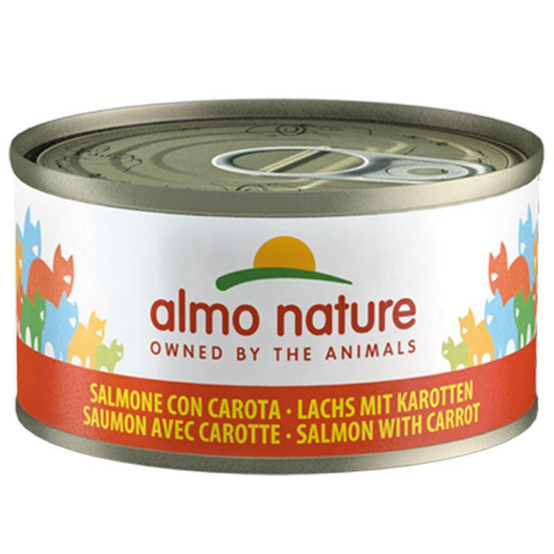 

Almo Nature (Альмо Натюр) Влажный корм для кошек лосось и морковь