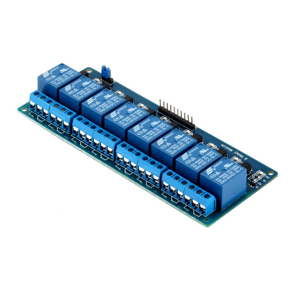 

Модуль реле на 8 каналов для Arduino, Raspberry Pi