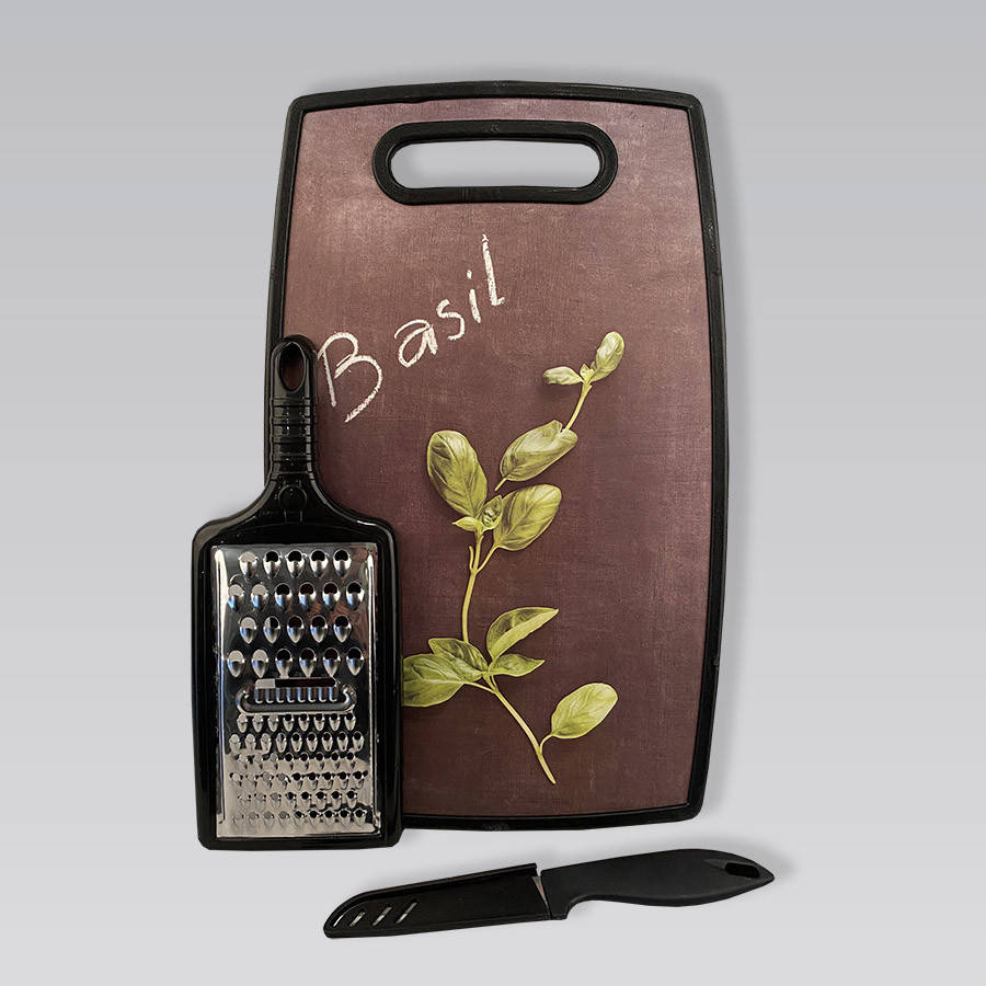 

Кухонный набор из разделочной доски, ножа и терки MAESTRO MR-1784