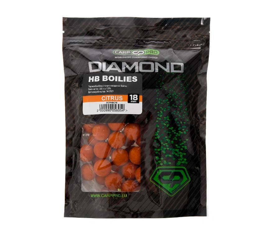 

CARP PRO Diamond Бойл насадочний HB BOILIES CITRUS 18 мм