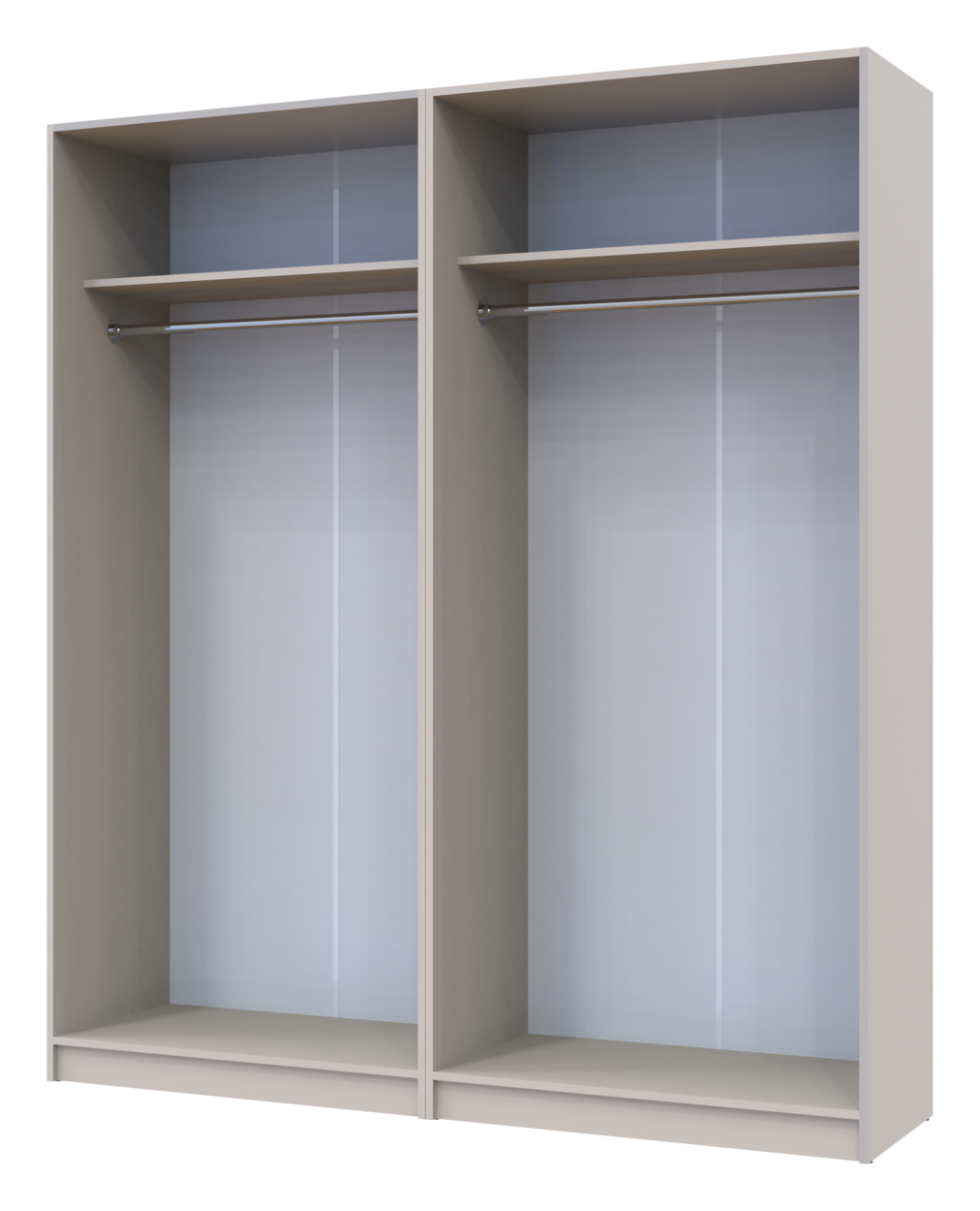 Шафа для одягу Doros Промо Кашемір 2+2 ДСП 180х48х204 (80737672) 5