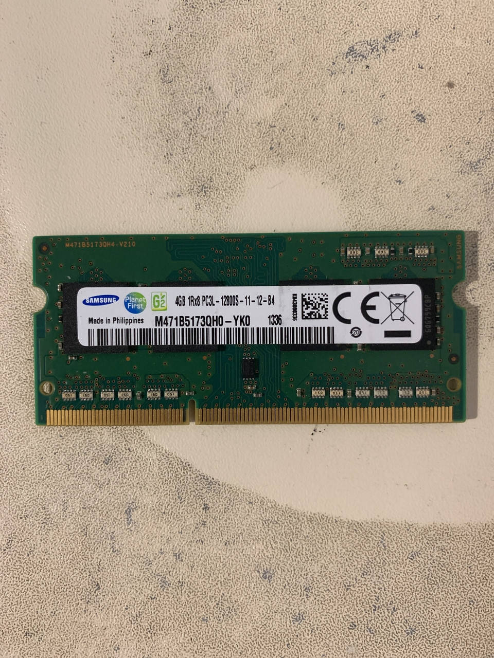 

Пам'ять Samsung 4Gb So-DIMM PC3L-12800S DDR3-1600 1.35v (M471B173QH0-YK0) 11-12-B4