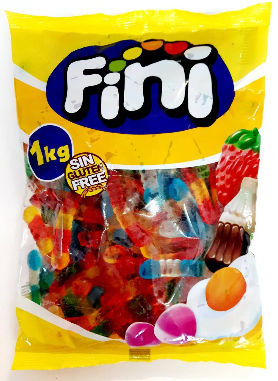 

Фруктовые жевательные конфеты (мармелад) ТМ Фини (Fini) в пакетах ЧЕРВЯЧКИ 1 кг