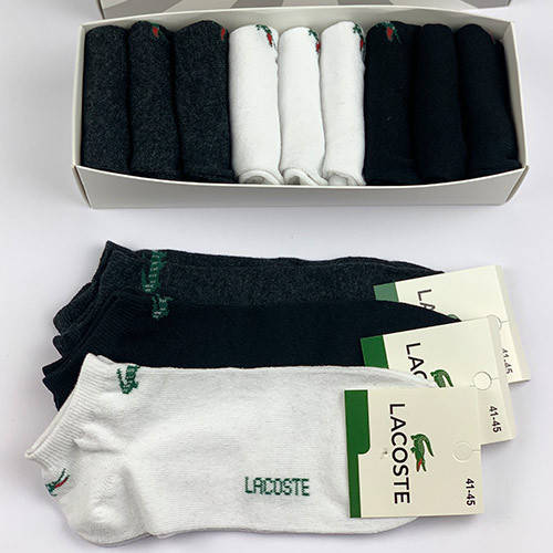 

Набор мужских носков Lacoste 9 пар. Лакоста хлопок