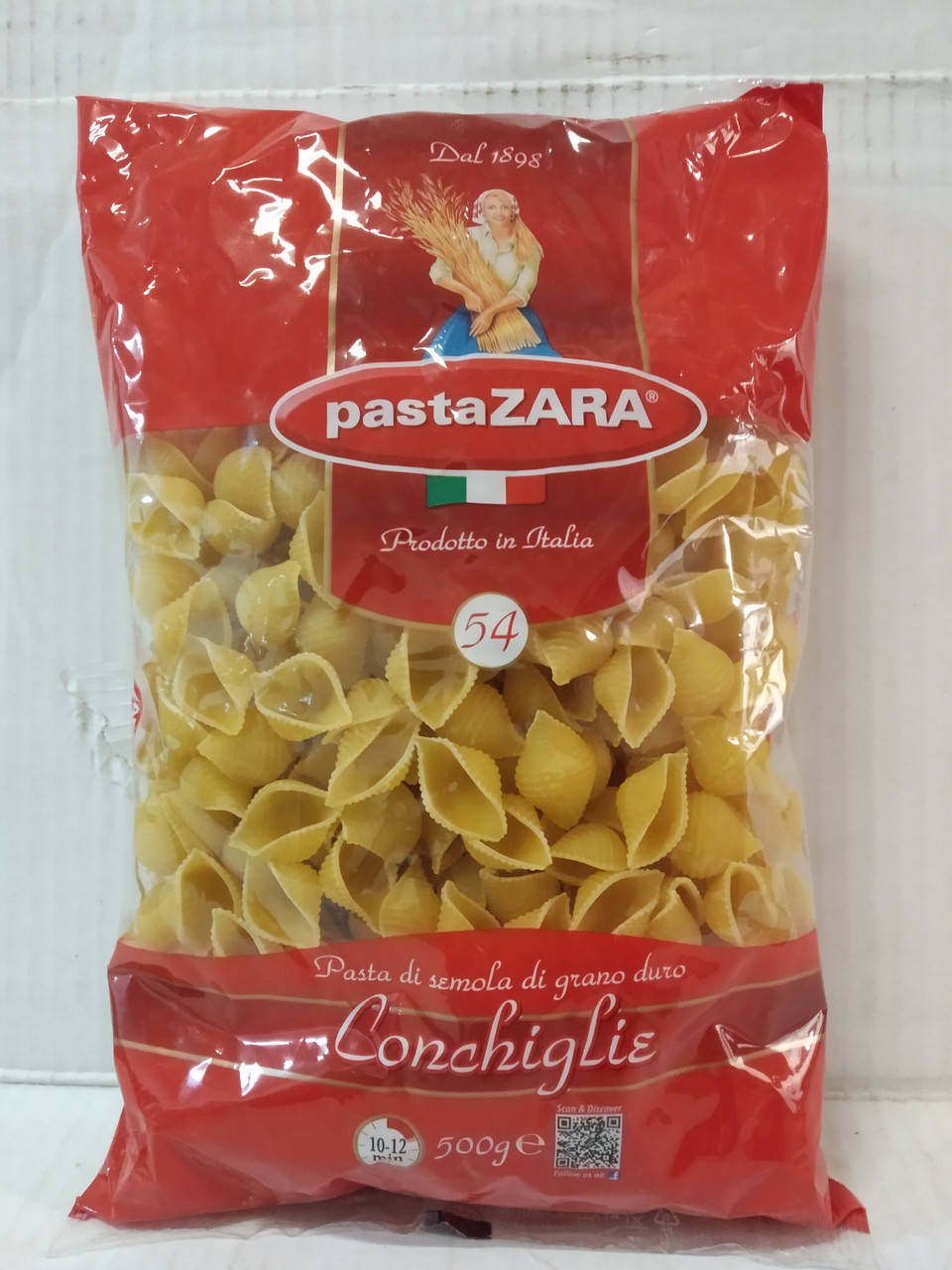 

Макароны Pasta Zara №54 ракушки 500г