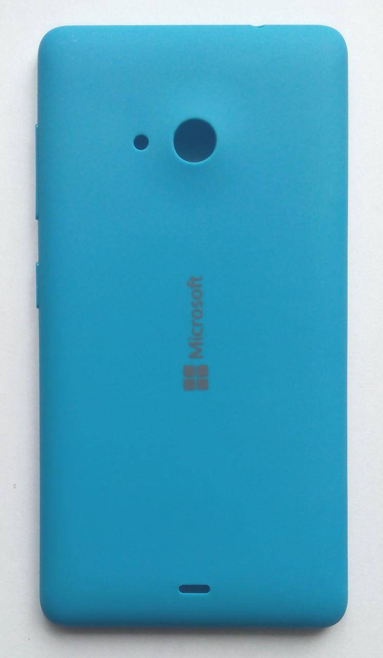 

Задняя крышка Microsoft (Nokia) 535 RM-1089 с боковыми кнопками (синий)