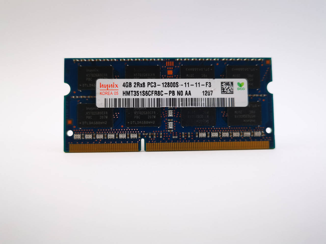 

Оперативная память для ноутбука SODIMM Hynix DDR3 4Gb 1600MHz PC3-12800S (HMT351S6CFR8C-PB) Б/У