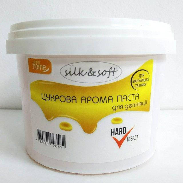 

Паста для шугаринга мануальная Silk & Soft 500 г № 02 Твердая