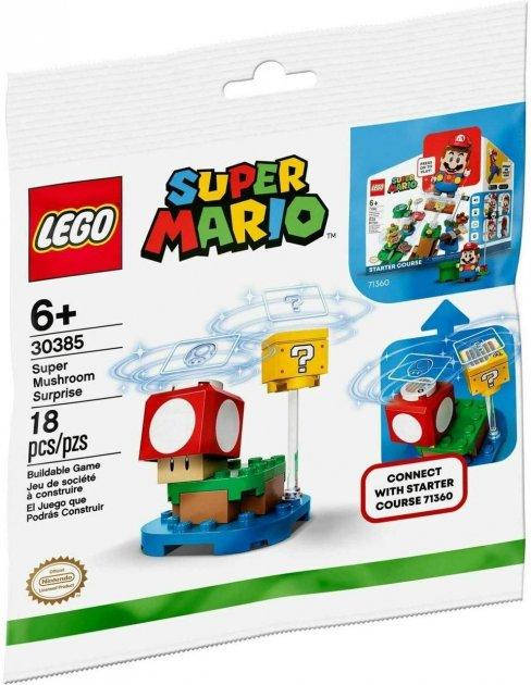 

Lego Super Mario Сюрприз от Супергриба. Дополнительный набор 30385