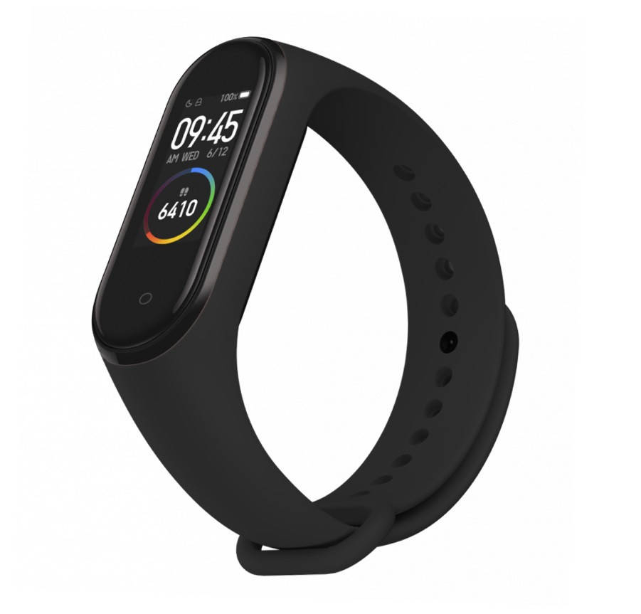 

Ремешок mi band 4 ремешок к браслету Mi Band 3 силиконовый черный