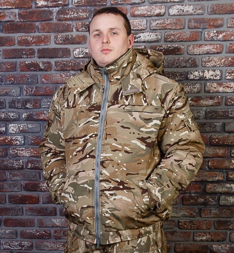 

Зимняя мужская куртка для охоты и рыбалки "Мистраль" камуфляж мультикам 60-62