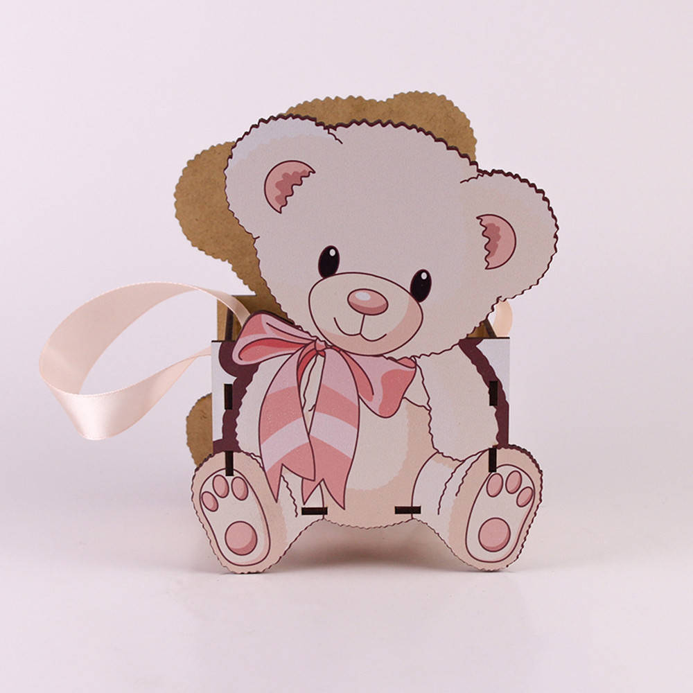 

Деревянная корзинка "Мишка"