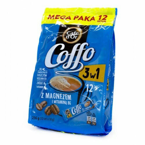 

Кофе растворимый 3 в 1 Coffo Cafe d'Or с магнием и витамином В6 216г