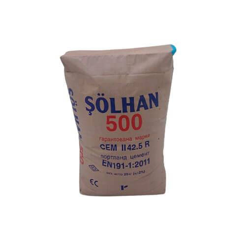 

Турецкий цемент М500 Solhan, 25 кг СЕМ І 42,5R