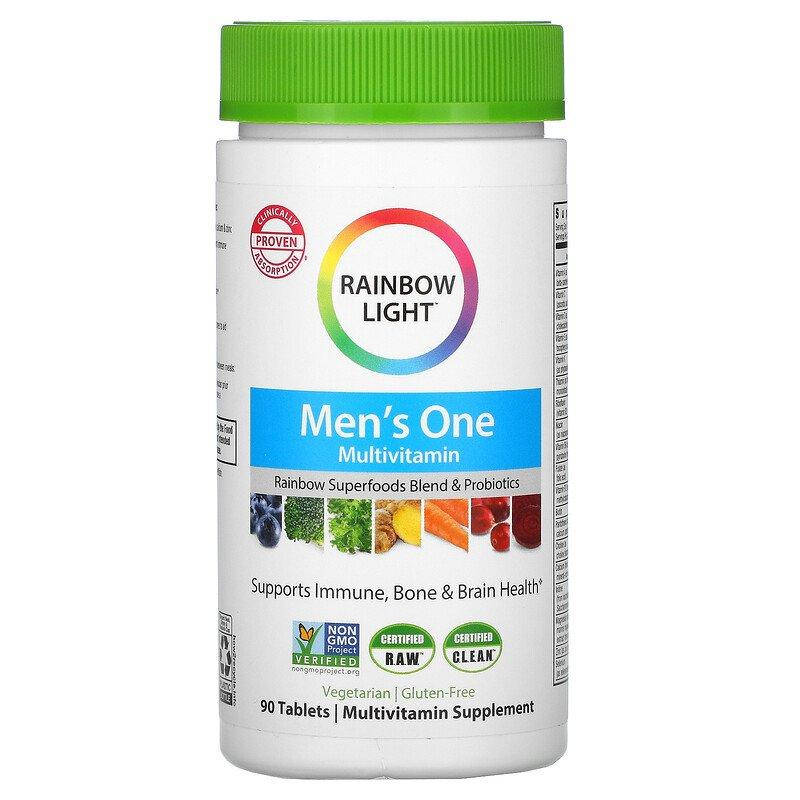 

Витамины для мужчин, Энергия и жизненные силы, Rainbow Light, 90 таблеток (RLT-10892)