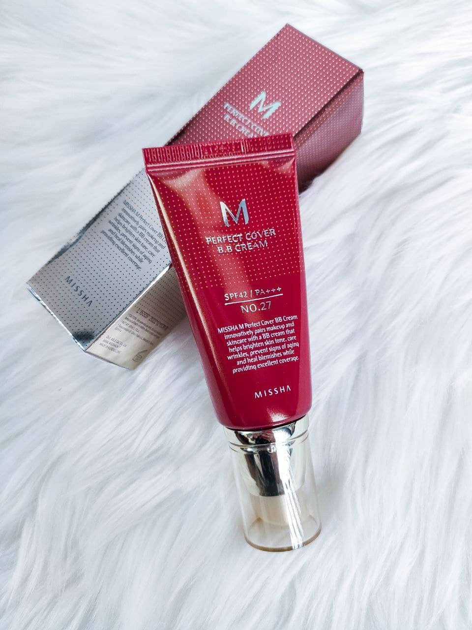 

BB крем #27 Missha Perfect Cover BB Cream SPF42/PA++ 50 мл