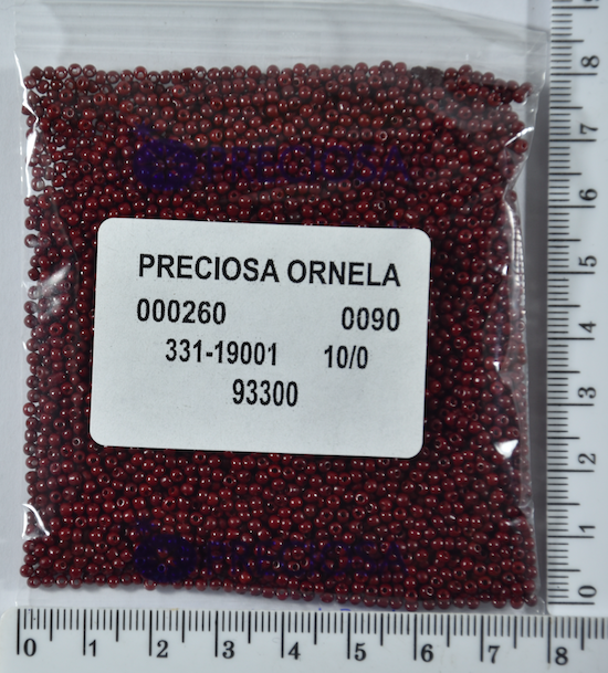 

Бисер PRECIOSA №10/0 натурал №93300 пакет 50 грамм уп=1пакет