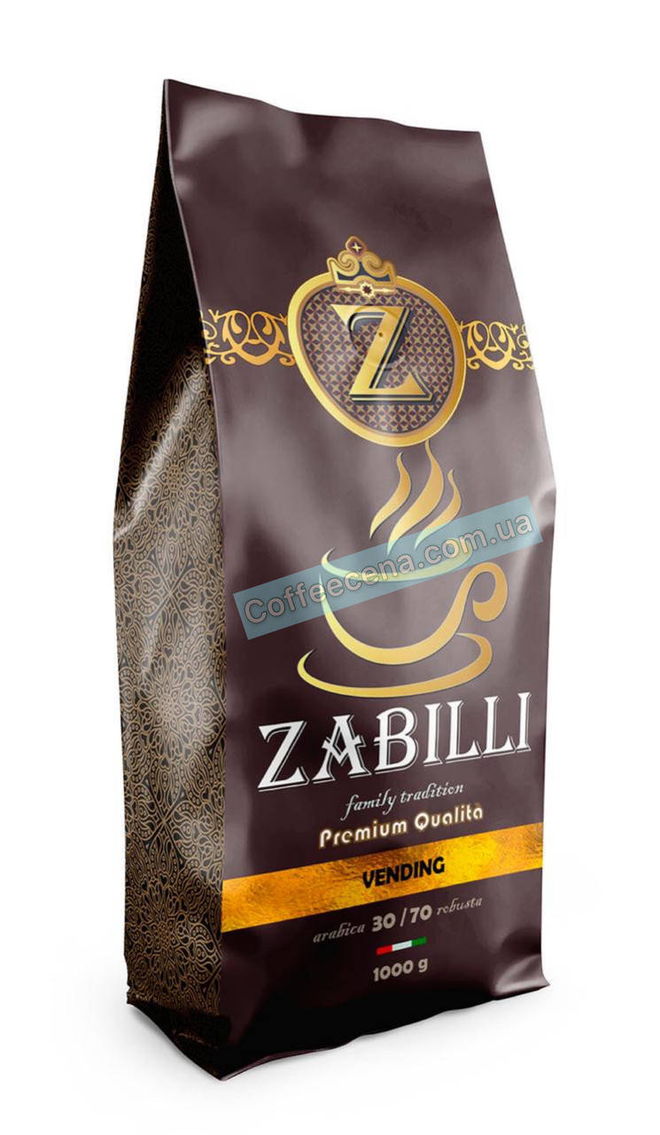 

ZABILLI VENDING 30% Arabica *** 5 (шт.) 1 кг зерно ** Вкусная Новинка **