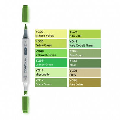 

Copic Ciao Typ YG - 11, Зелёный