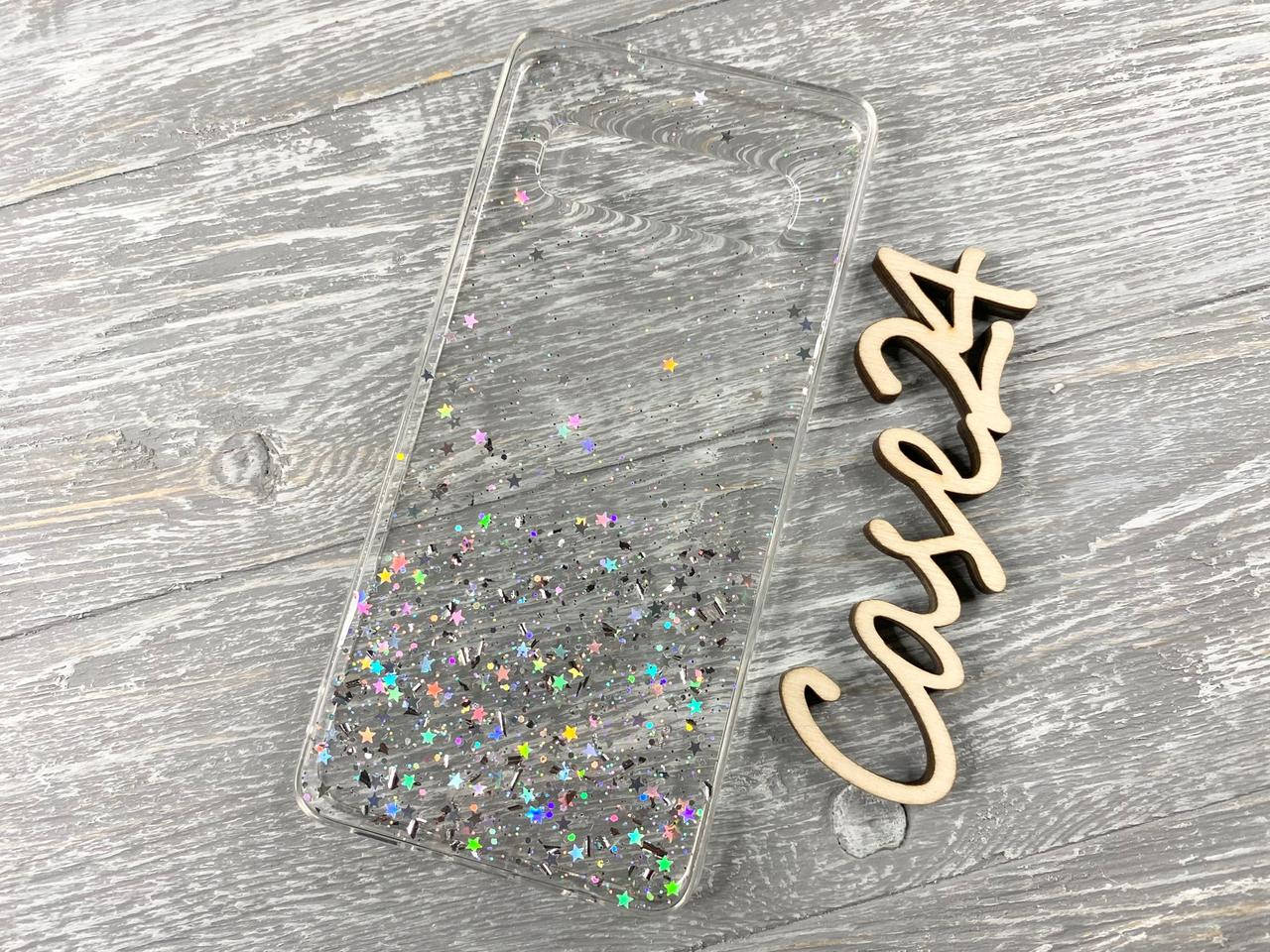 

TPU чехол Star Glitter для Samsung Galaxy S10 прозрачный, Разные цвета