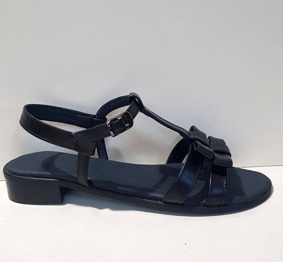 

STTOPA Размеры 36-44. Босоножки больших размеров кожаные. С2-16-3644-28 Черные 44