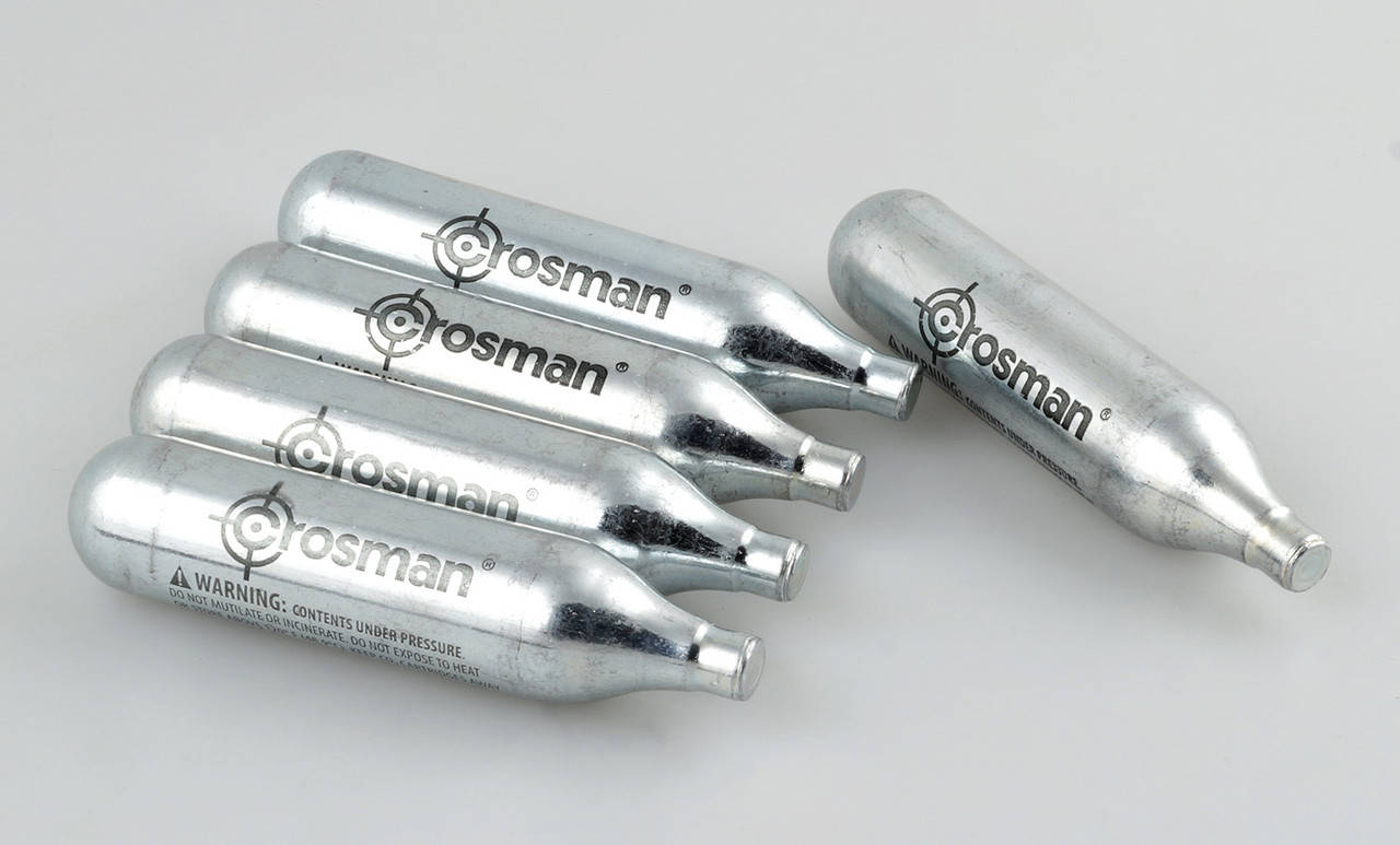 

Баллончики Crosman для пневматического оружия (СО2, 12 г, 5 шт)