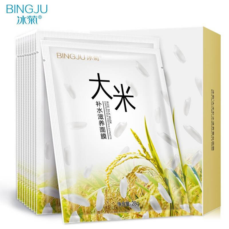 

Отбеливающая маска с экстрактом риса Bingju Rice Moisture Nourishing Silk Mask, 28г