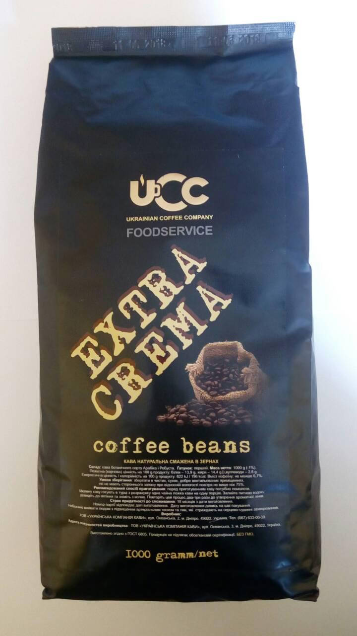 

Кофе UCC (Galeador) Extra Crema в зернах 1 кг