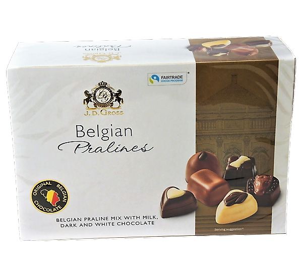 

Шоколадные конфеты J.D.Gross Belgian Pralines 360 г
