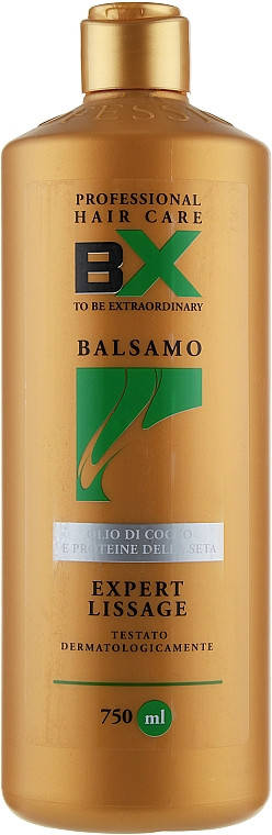 

Бальзам для выравнивания волос с протеинами шелка BX Balsamo Expert Lissage 750 ml