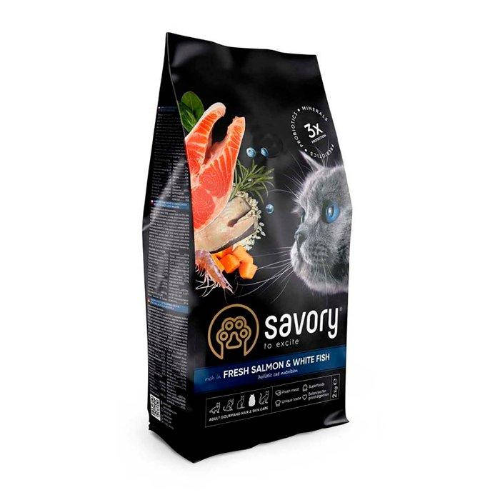 

Savory Adult Cat Gourmand Fresh Salmon & White Fish 2 кг