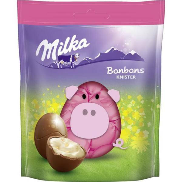 

Шоколадные яйца Milka Bonbons Knister 86 g