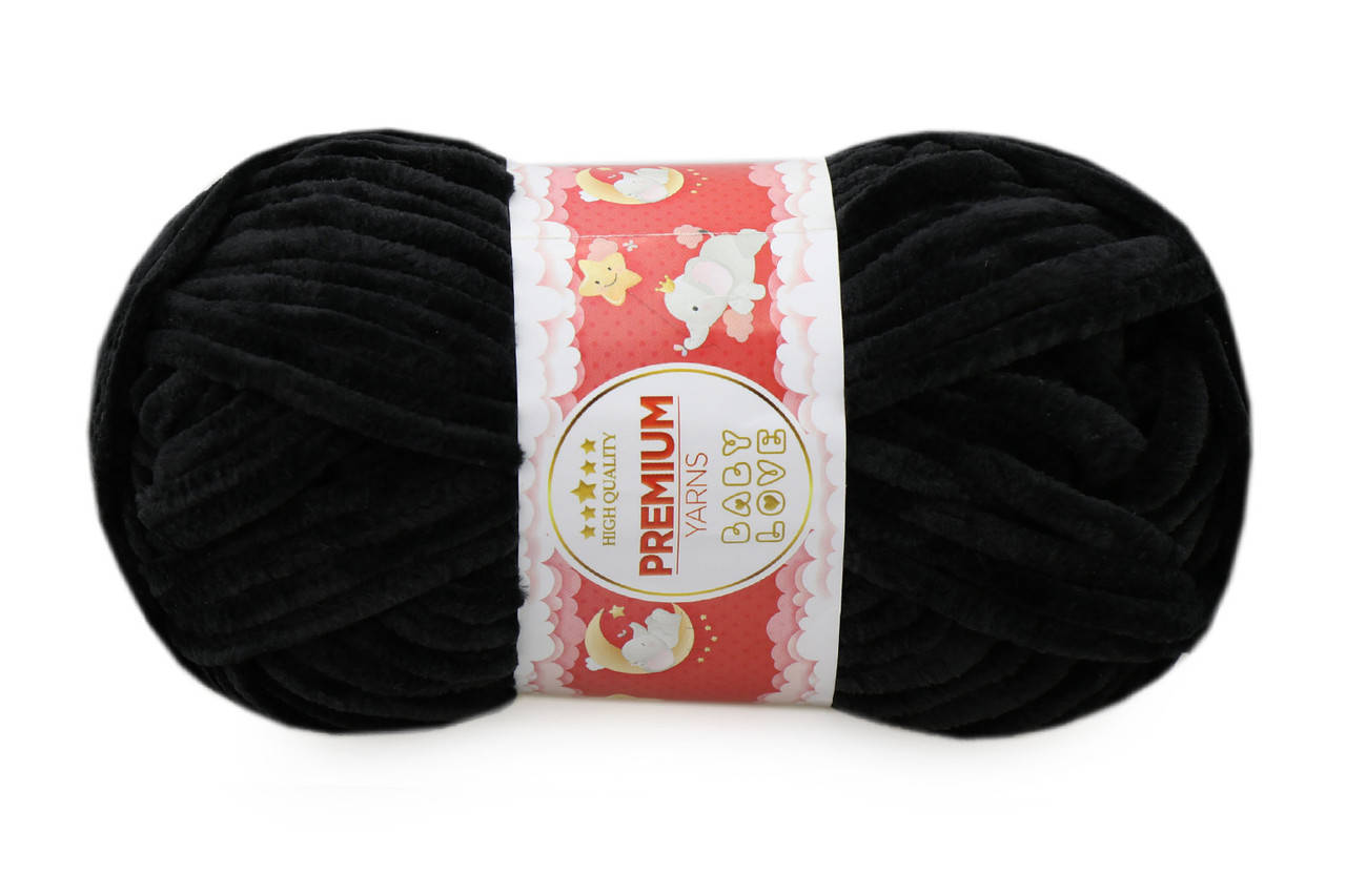 

Premium Yarn Baby Love 50гр, Черный №311