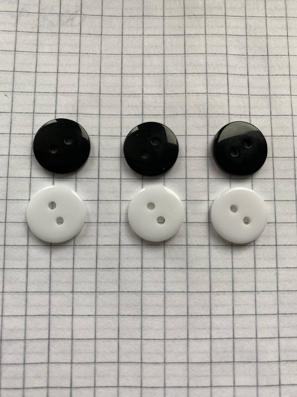 

Пуговицы бельевые белые черные Для блузок рубашек белья 10, 13, 15 мм, Белый