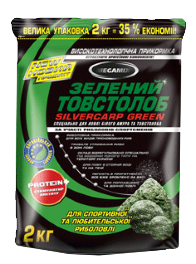 

Прикормка MEGAMIX Зеленый толстолоб. 2 кг.