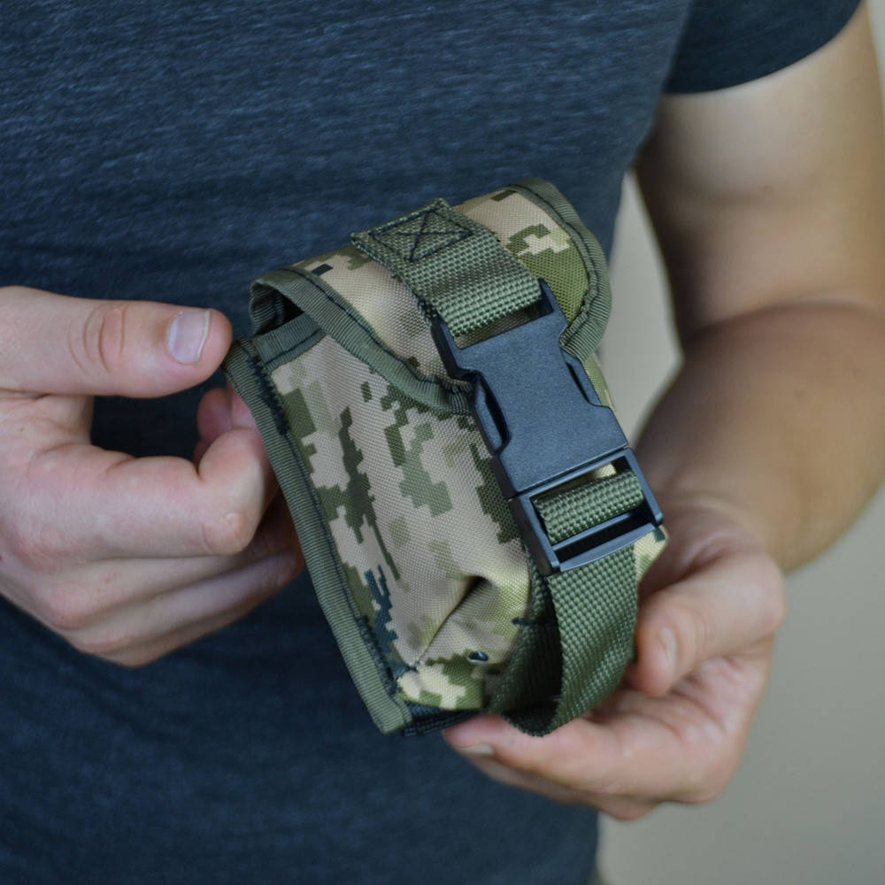 

Подсумок под гранату из кордуры пиксель MOLLE для гранаты тактический