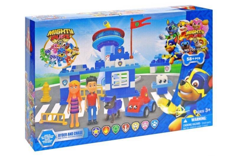 

Конструктор №777-105 "Щенячий патруль" 58дет р.35*7*23см