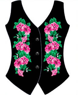 

Заготовка для вышивания жилета БЖ - 011