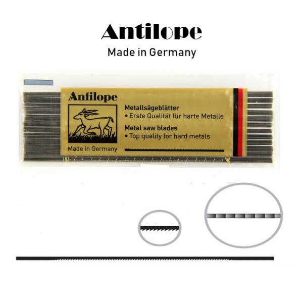 

Ювелирные пилки по металлу ANTILOPE N9, комплект 6 шт