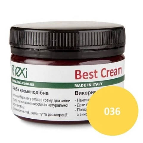 

Крем-краска BEST CREAM для гладкой кожи и краста 100 мл, цв. желтый