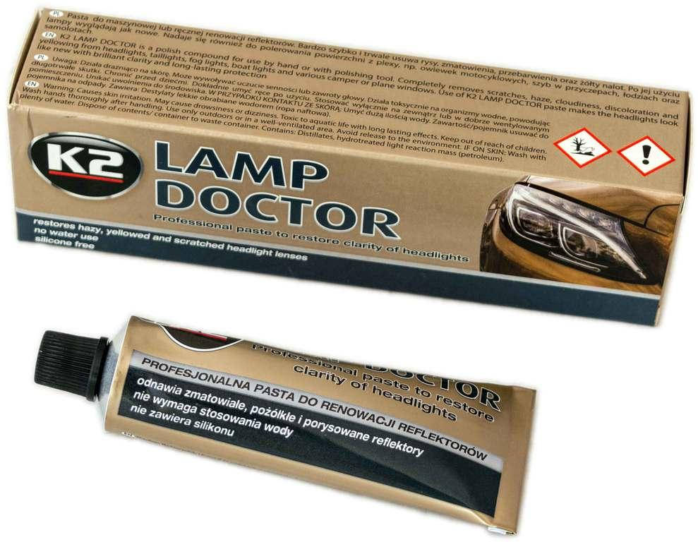 

Полироль для фар 60 г К2 Lamp Doctor