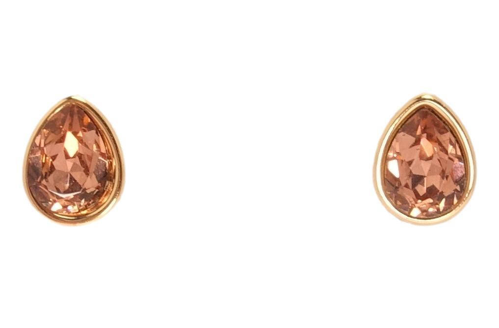 

Серьги Xuping Позолота 18K с кристаллами Swarovski гвоздики "Грушевидный кристалл в глухой оправе"