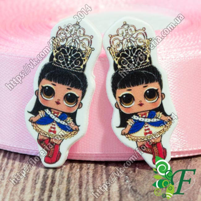 

Кабошон Серединка кукла LOL ЛОЛ Her Majesty Сб-LOL-68, Разные цвета